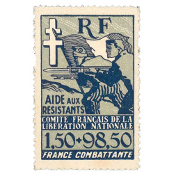 1 timbre France libre