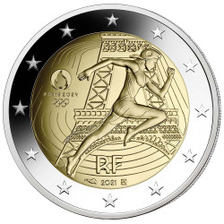 2 Euro France BE 2021 - Paris 2024