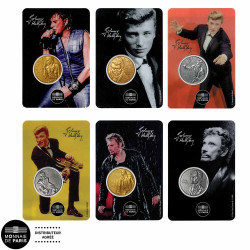 Lot 6 blisters Johnny Hallyday