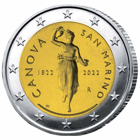 2 Euro Saint-Marin BU 2022 - Antonio Canova