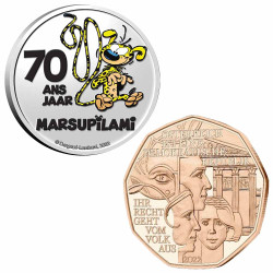 Lot 2 x 5 Euro Belgique et...
