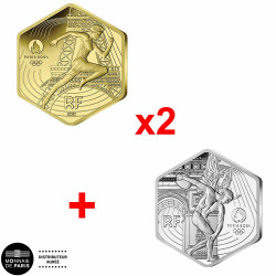 Lot 2 x 250 Euro Or France...
