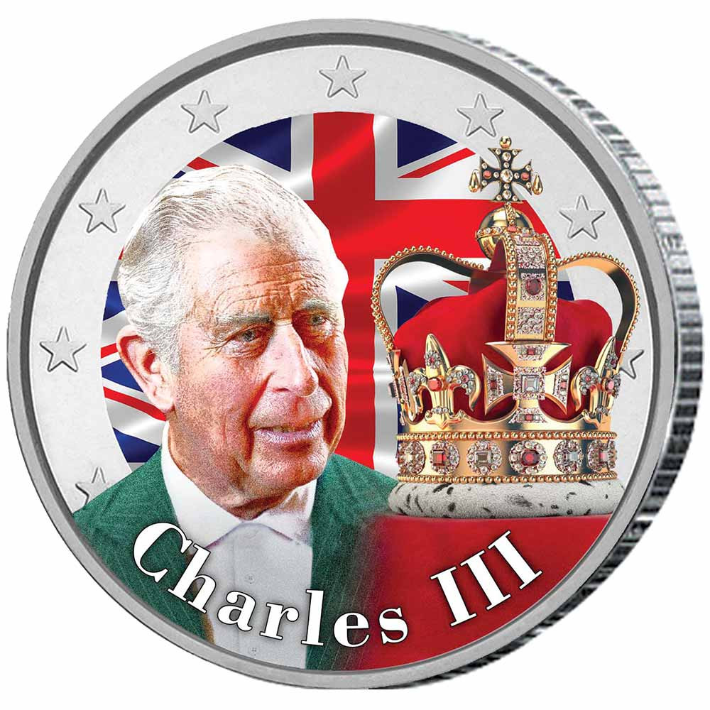 La 2 Euro Charles III Enduite offerte*