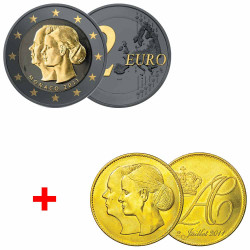 2 Euro Ruthénium Monaco BU...