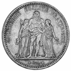 5 Francs Hercule 1871 A