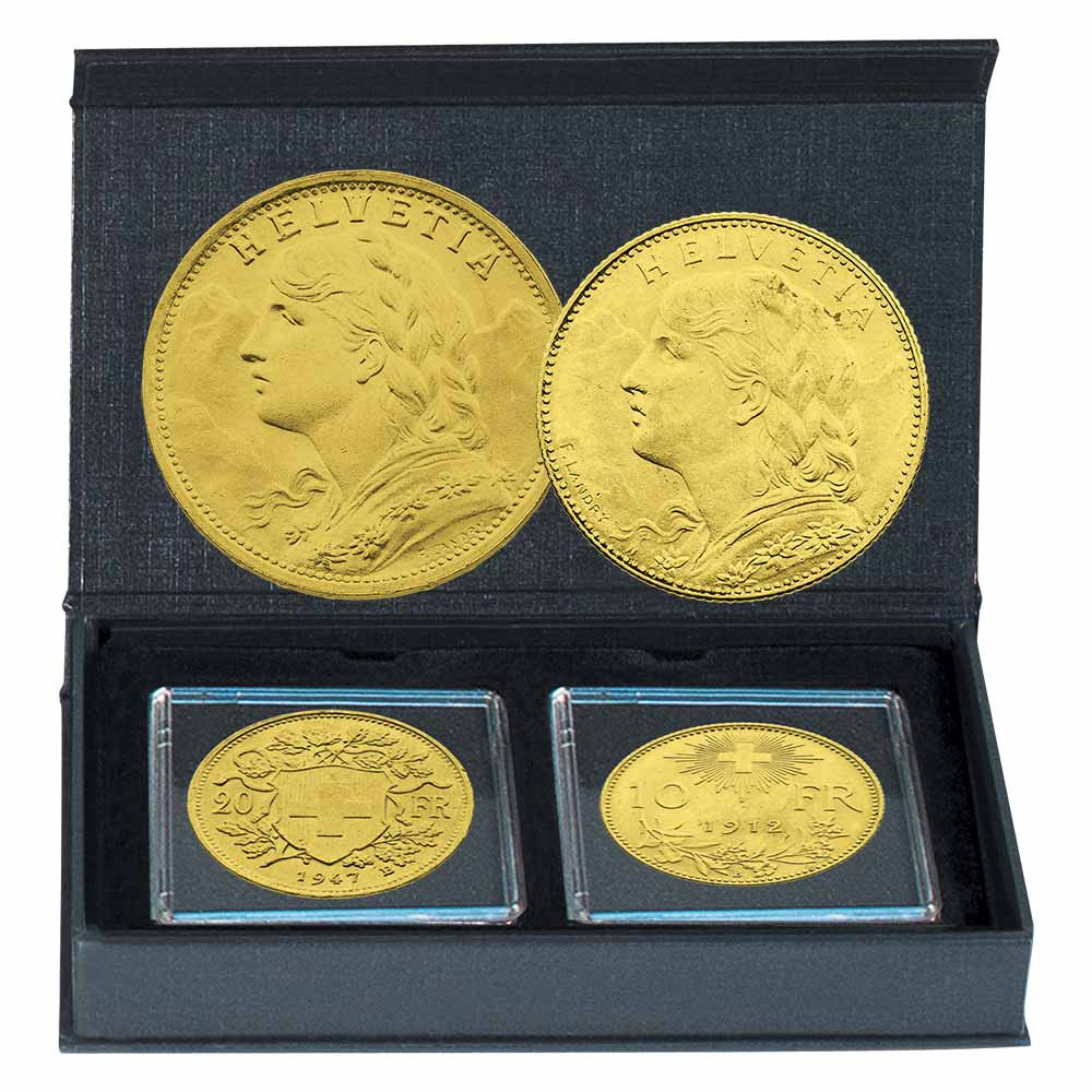 Coffret des 20 et 10 Francs Or Suisse