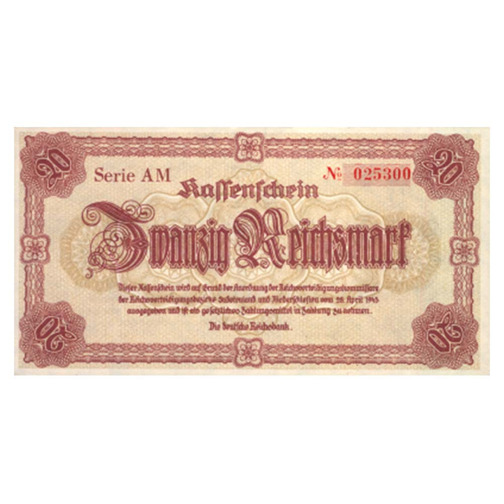 20 Reichsmark IIIe Reich 1945