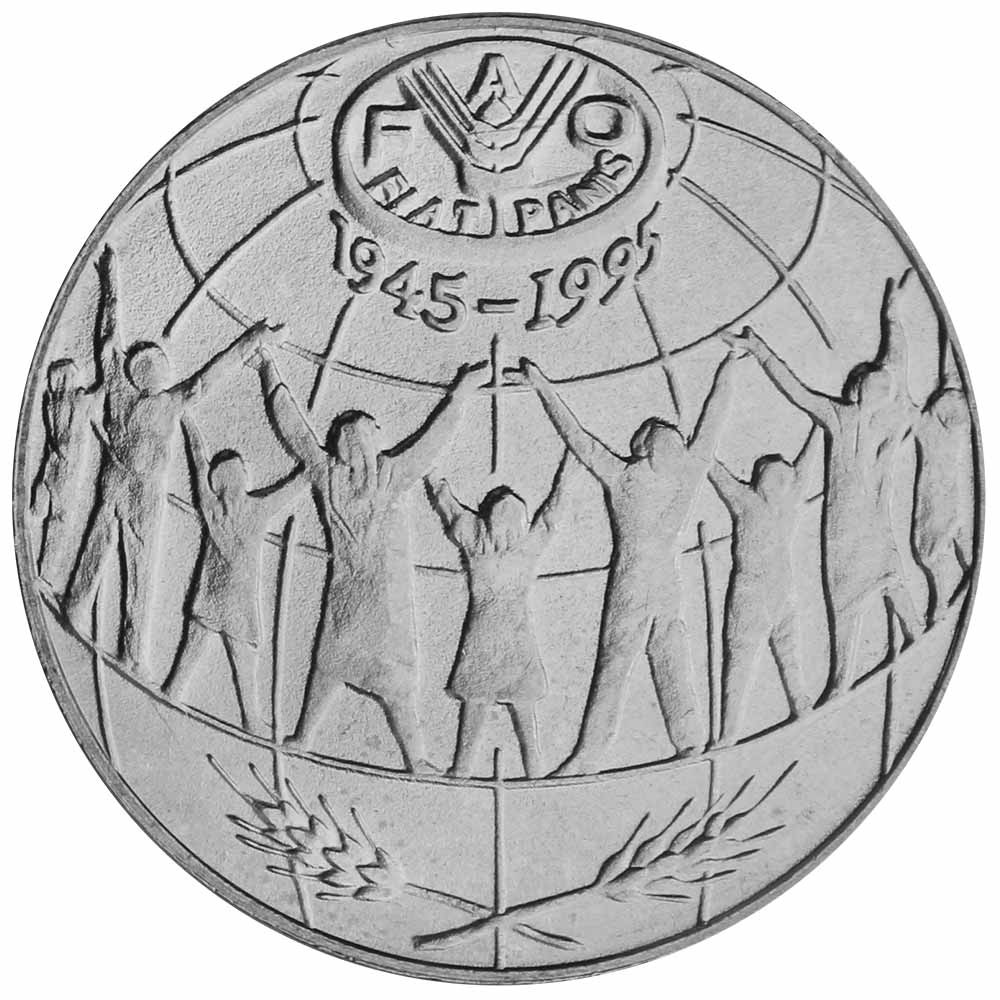 25 Centimes Cupronickel Andorre 1995 - 50e anniversaire F.A.O.