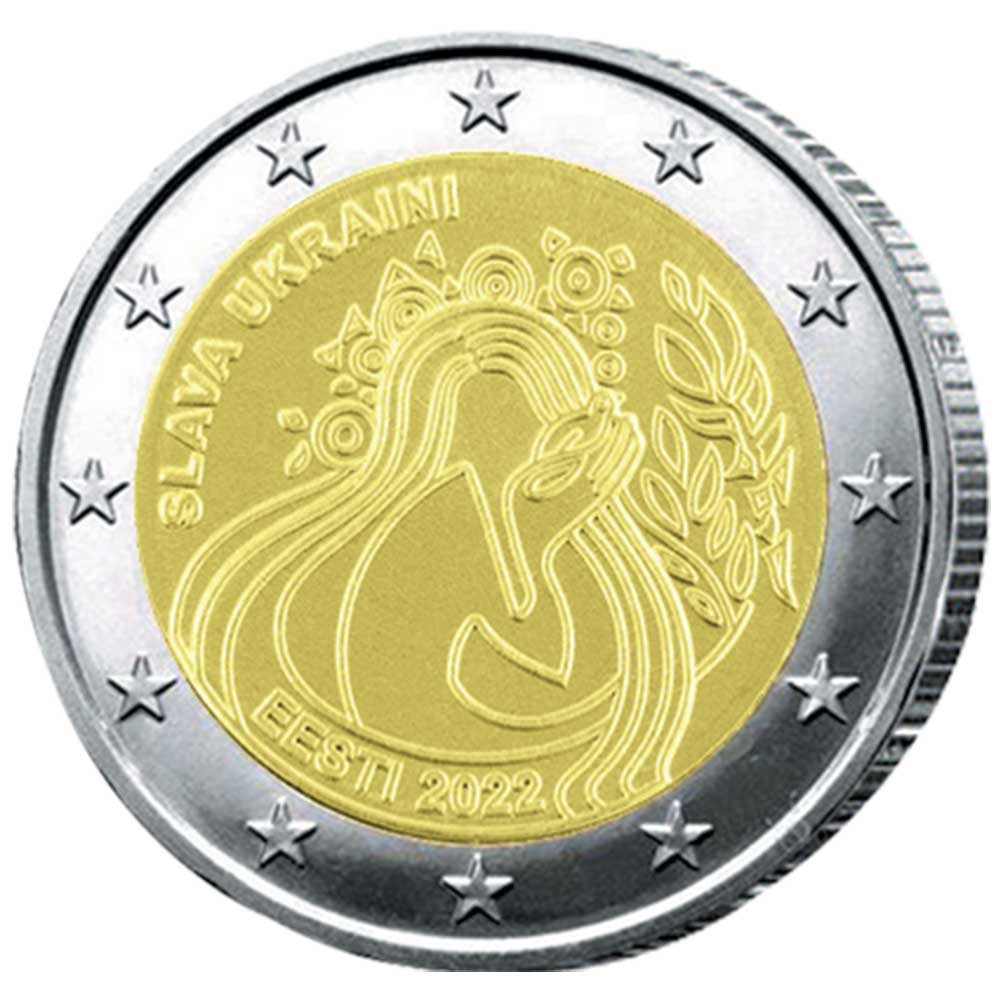 2 Euro Estonie 2022 - Paix en Ukraine