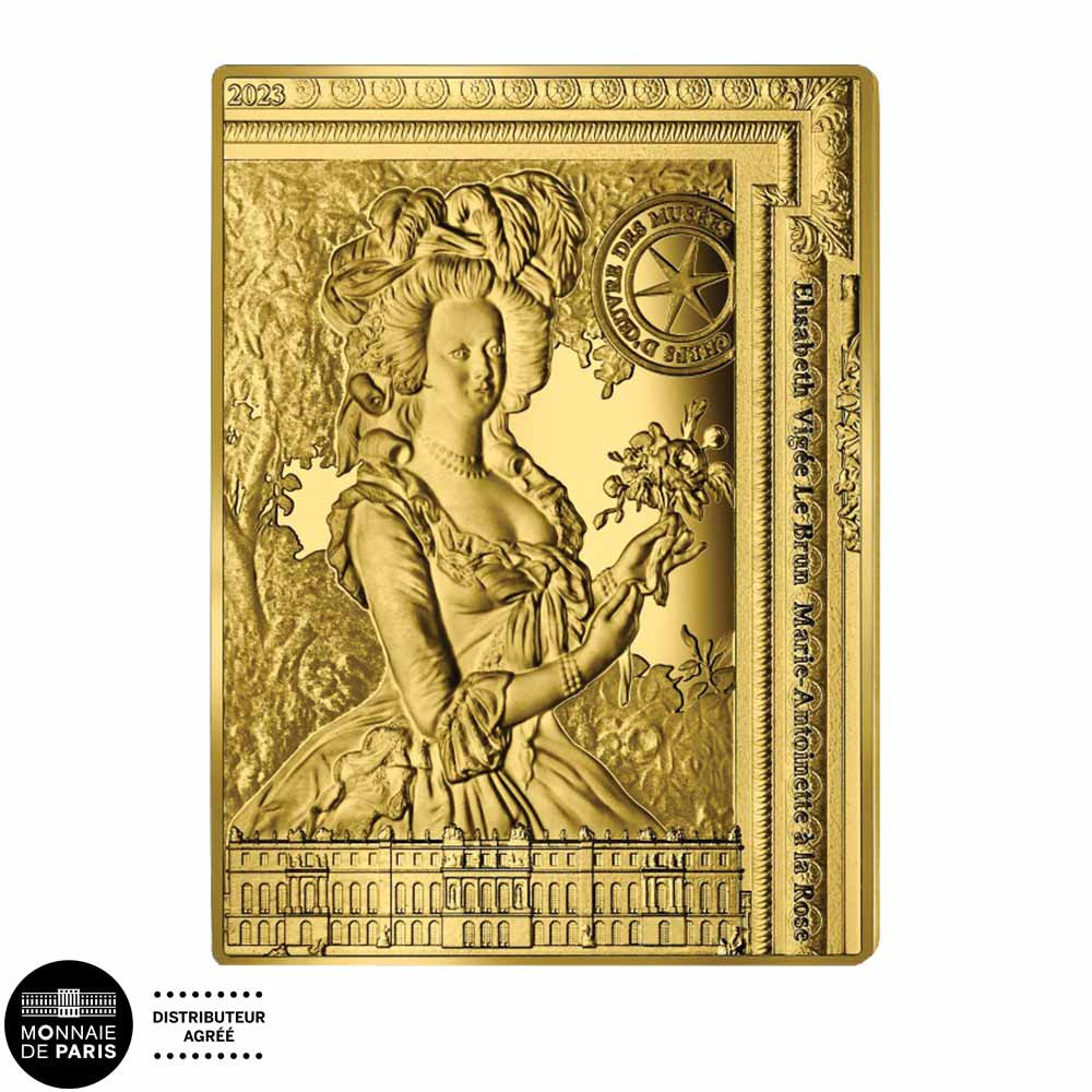50 Euro Or France BE 2023 - Marie-Antoinette à la rose