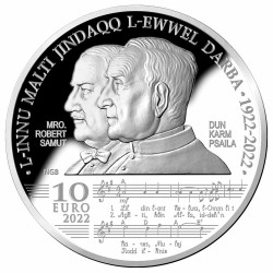 10 Euro Argent Malte BE...