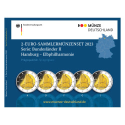 5 x 2 Euro Allemagne BU...