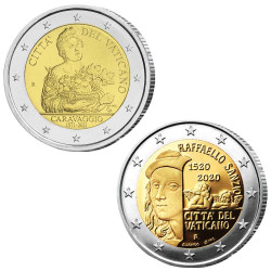 Lot 2 x 2 Euro Vatican BU...
