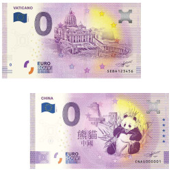 Lot des 2 Billets Souvenir...