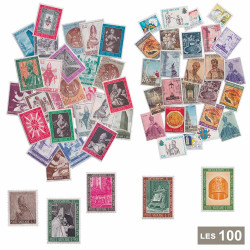 100 timbres Vatican*