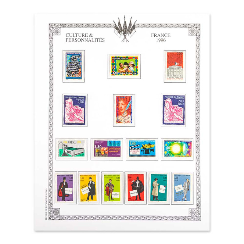Prophila Croatie 1996 – Timbres Famous Femmes 375-376, Neufs Avec Gomme, MNH, Collection
