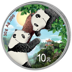 10 Yuans Argent Chine BU...
