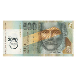 500 Couronnes Slovaquie 2000