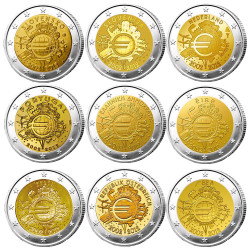 Lot 17 x 2 Euros 2012 - 10...