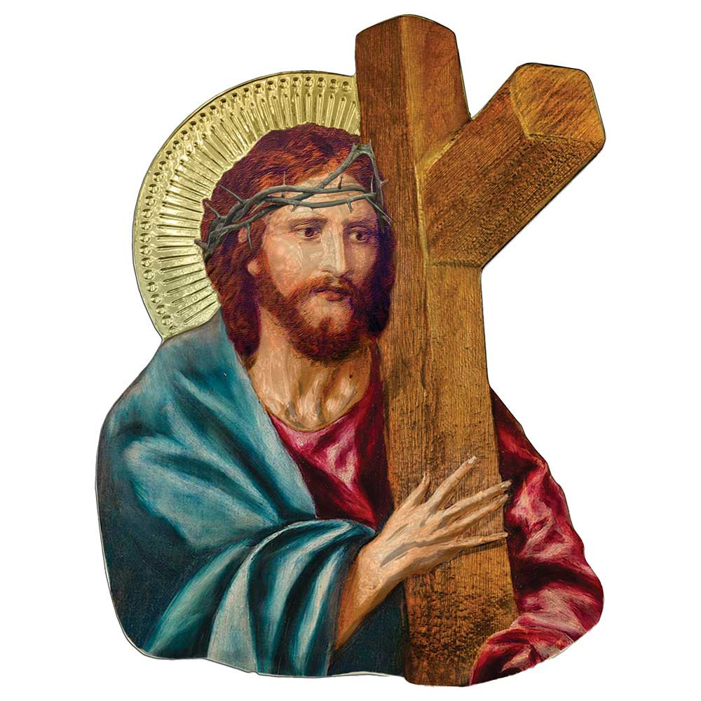 2 Cedis 2023 colorisée - Jésus portant la croix