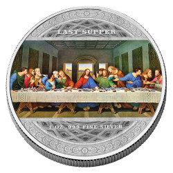 2000 Francs Argent CFA BU 2023 colorisée - La Cène