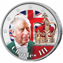 2 Euro Charles III enduite