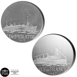 Lot 2 pièces Transatlantiques