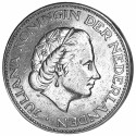Pays-Bas - 2,5 Gulden Argent Juliana de Néderlande