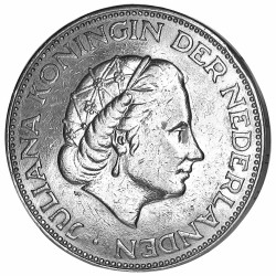 Pays-Bas - 2,5 Gulden Argent Juliana de Néderlande