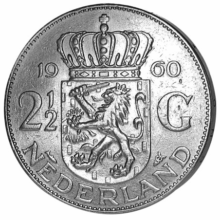 Pays-Bas - 2,5 Gulden Argent Juliana de Néderlande (2)