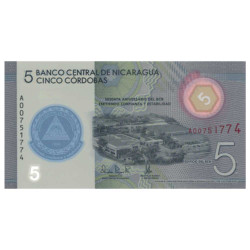 5 Cordobas Nicaragua 2020 -...