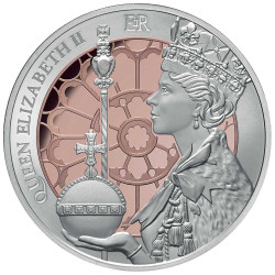 5 Dollars Argent Tokelau BE 2023 - Élisabeth II : 70 ans du couronnement