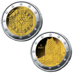Lot 2 x 2 Euro Allemagne 2023