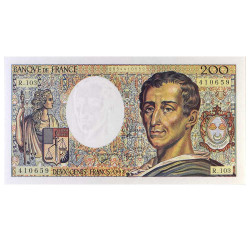 Billet 200 Francs Montesquieu