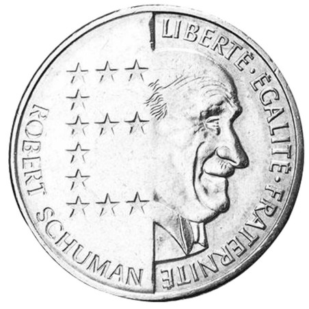 10 Francs Nickel - Robert Schuman - France 1986