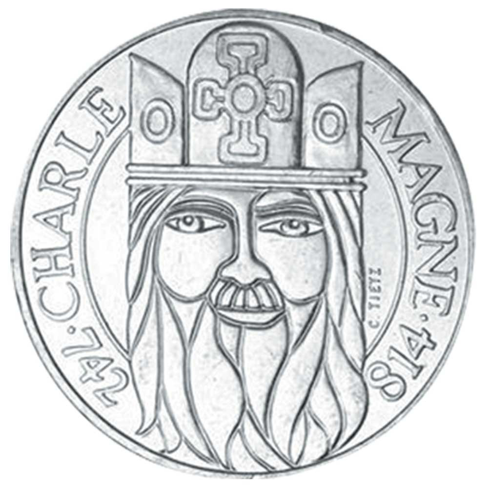 100 Francs Argent Charlemagne - France 1990