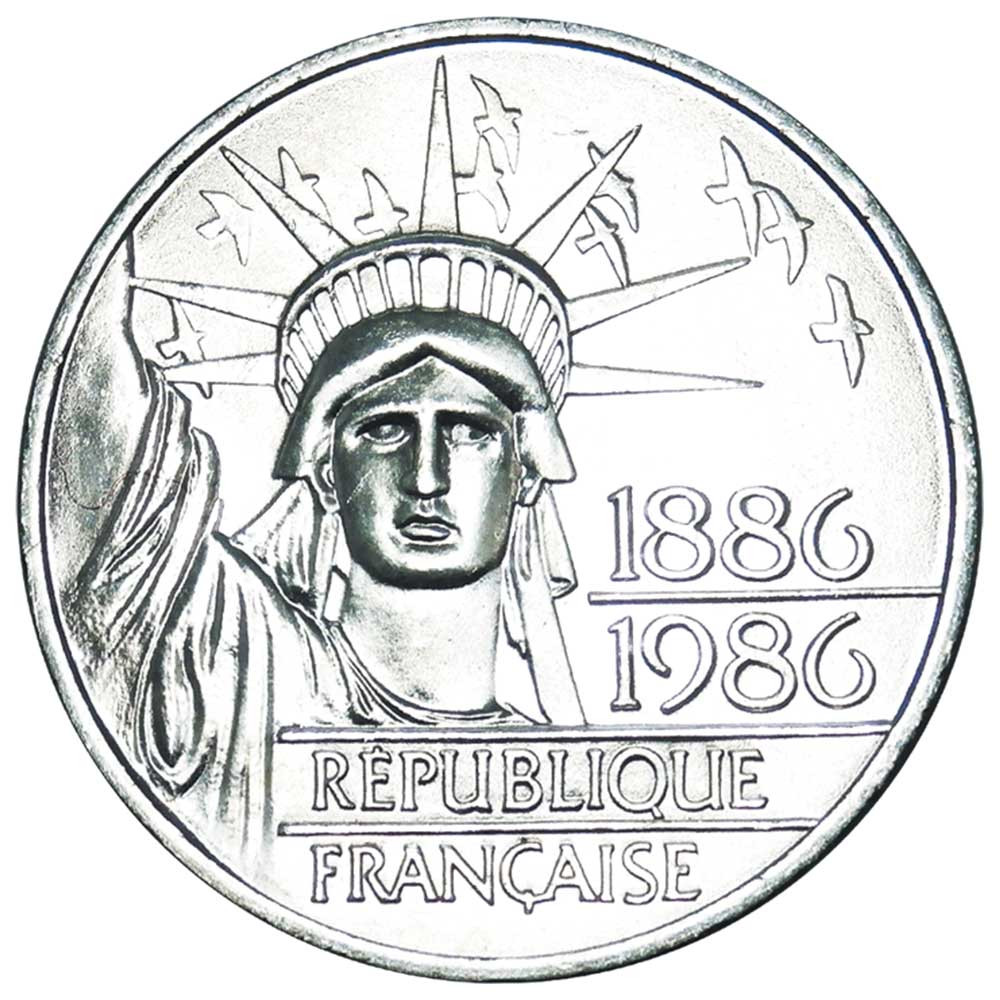 100 Francs Argent Statue Liberté - France 1986