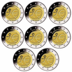 Lot 16 x 2 Euro UEM 2009