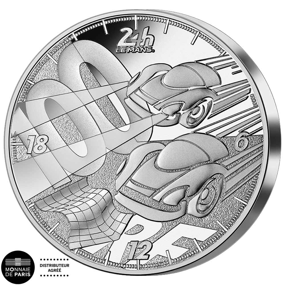 50 Euro Argent France BE 2023 - 100 ans des 24H du Mans
