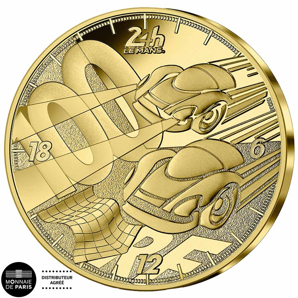 50 Euro Or France BE 2023 - 100 ans des 24H du Mans