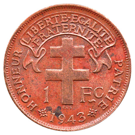 1 Franc Croix de Lorraine Cameroun (2)