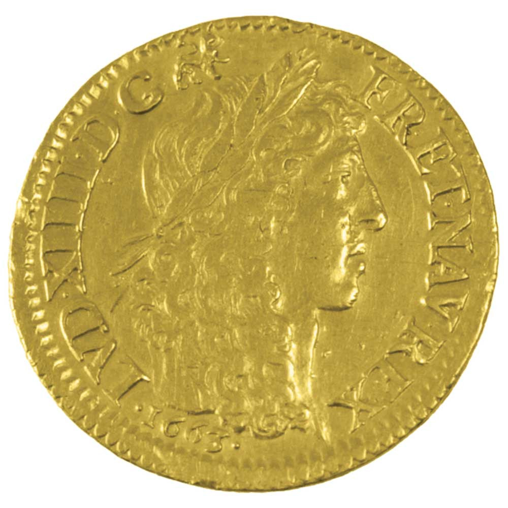 Louis d’Or - Louis XIV Buste Juvénile Tête Laurée (1643-1715)