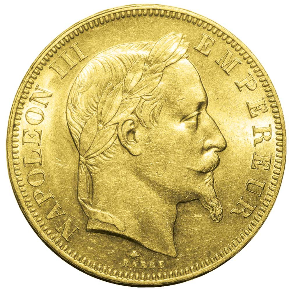 50 Francs Or Napoléon III 1864 A TL