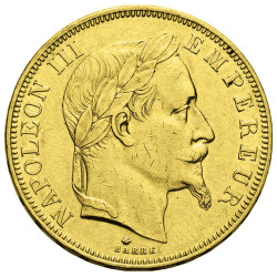 50 Francs Or Napoléon III...