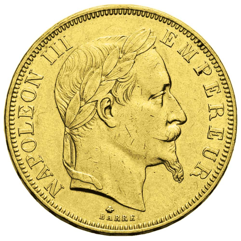 50 Francs Or Napoléon III 1865 A TL