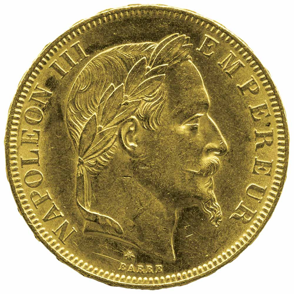 50 Francs Or Napoléon III 1866 A TL