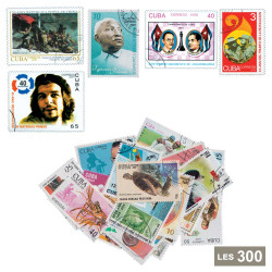 300 timbres Cuba*