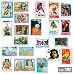 Lot de 550 timbres...