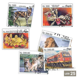 25 timbres Angola*