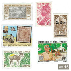 15 timbres Cote d’Ivoire*